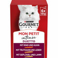 GOURMET Mon Petit Intense 8x6x50g mit Ente, Huhn, Truthahn