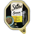 Sheba Sauce Collection 22 x 85 g mit Truthahn und Gemüse, in Sauce