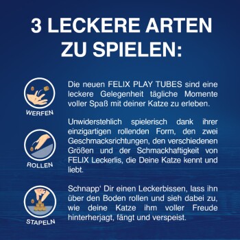 Felix Play Tubes 5x180g Huhn- und Lebergeschmack