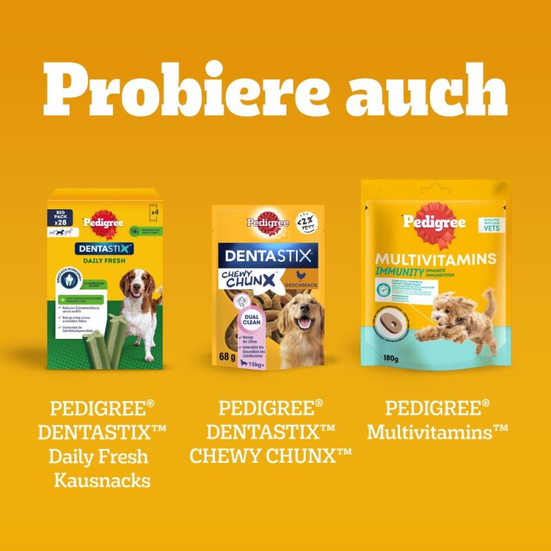 Pedigree Zahnpflege Dentastix Multipack für mittelgroße Hunde 56 Stück
