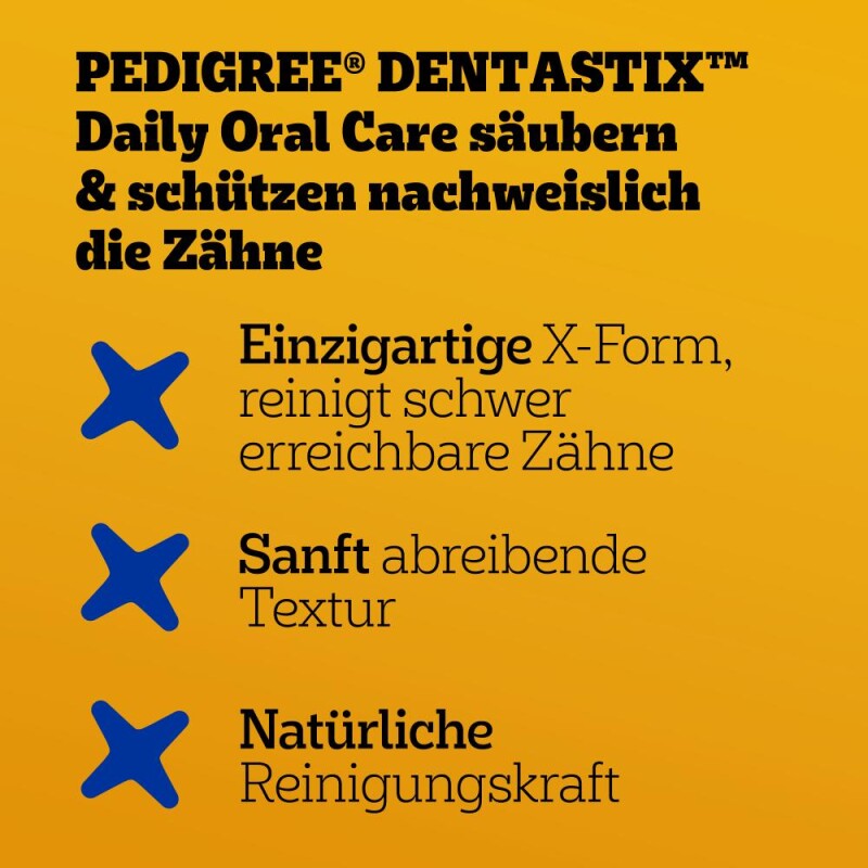 Pedigree Zahnpflege Dentastix Multipack für mittelgroße Hunde 56 Stück