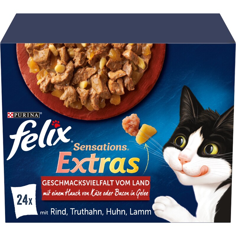 Felix Sensations Extras Gelees 24x85g