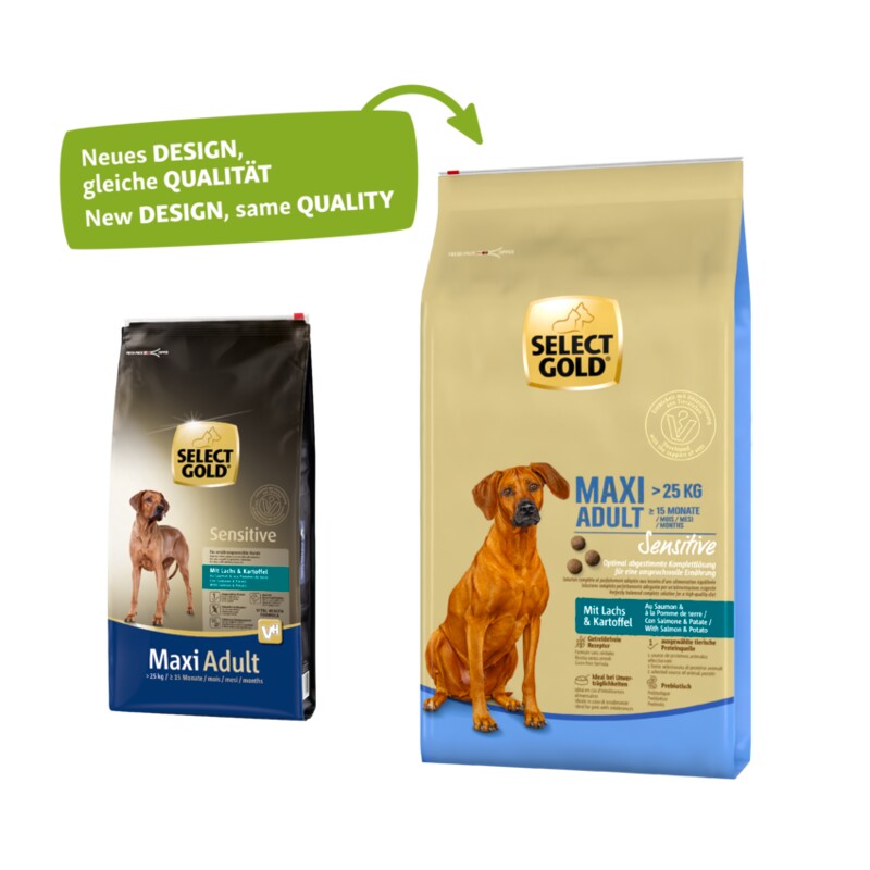 SELECT GOLD Sensitive Adult Maxi Pferd und Tapioka 4 kg