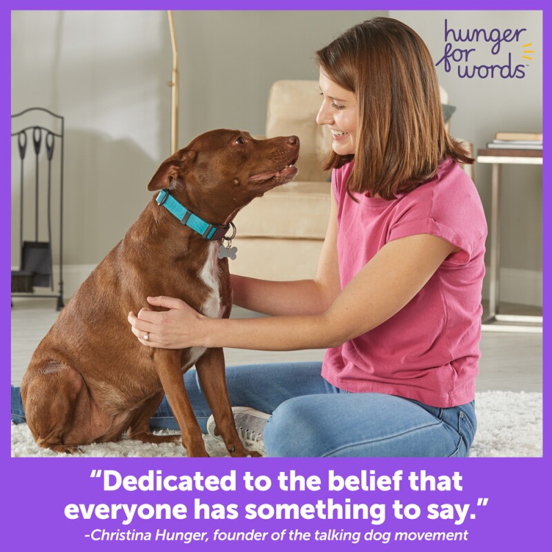 Hunger For Words Talking Pet Next Words: Orte | aufnahmefähige Tasten für Hunde