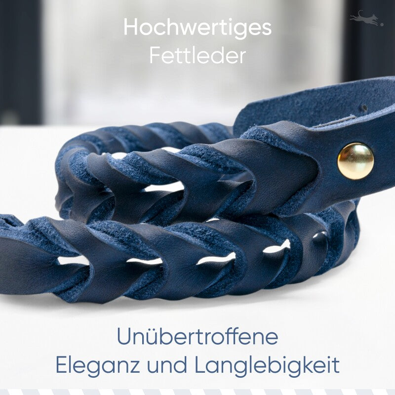 Freudentier geflochtenes Hundehalsband, AlsterTwist Kollektion XS