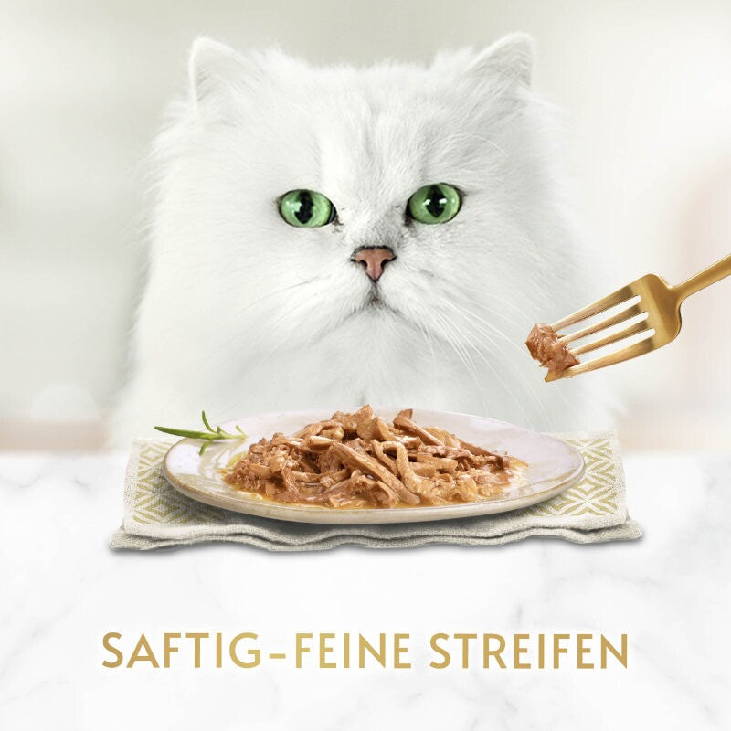 GOURMET Gold Saftig-feine Streifen 12x85g Lachs