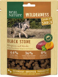 Real Nature Wilderness Black Stone kutya jutalomfalat kenguru&tök 225g