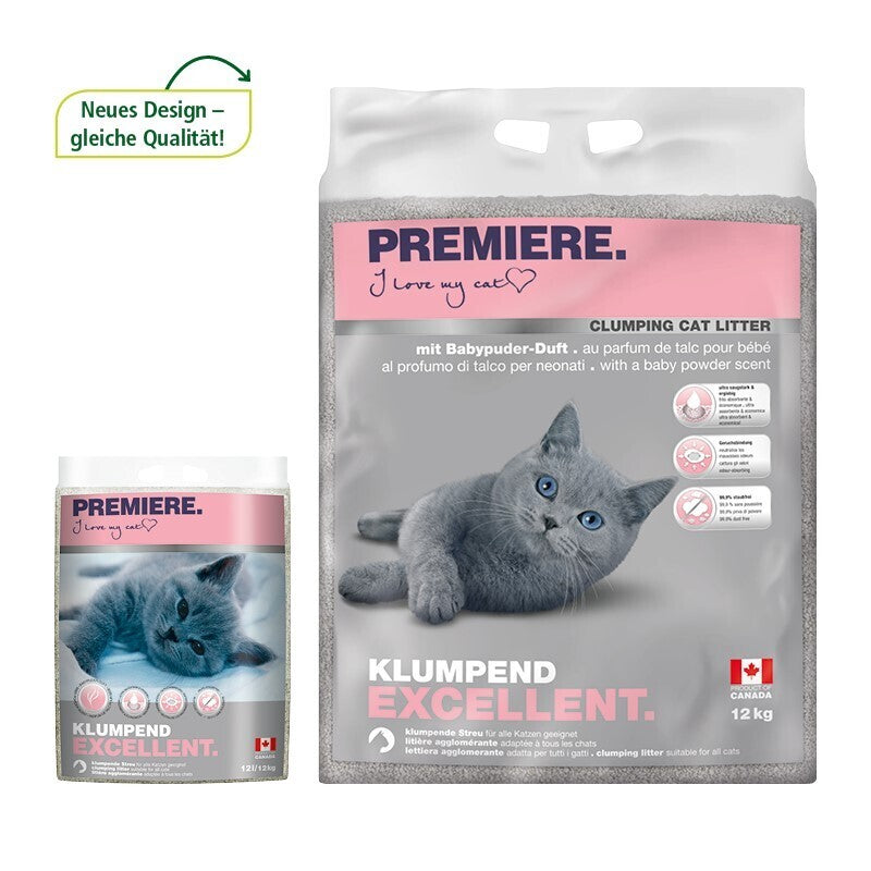 PREMIERE Excellent Babypuder Klumpstreu 6 kg