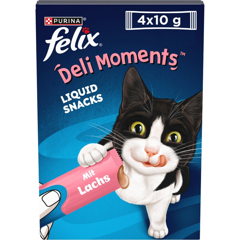 Felix Katzensnack Deli Moments 4 x 10 g Ente