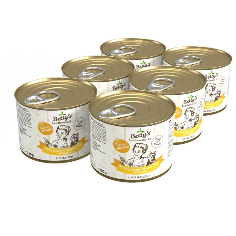 Betty's Landhausküche Hühnchen Pur 6x200 g