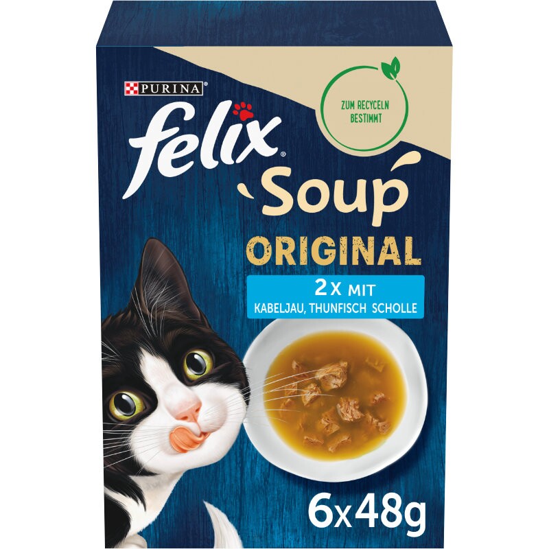 Felix Soup Suppe 6x48g Rind, Huhn und Lamm