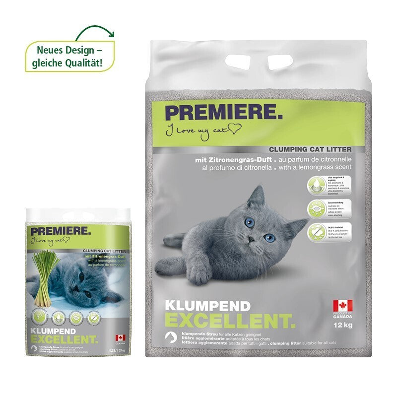 PREMIERE Excellent Zitronengras Klumpstreu 12 kg