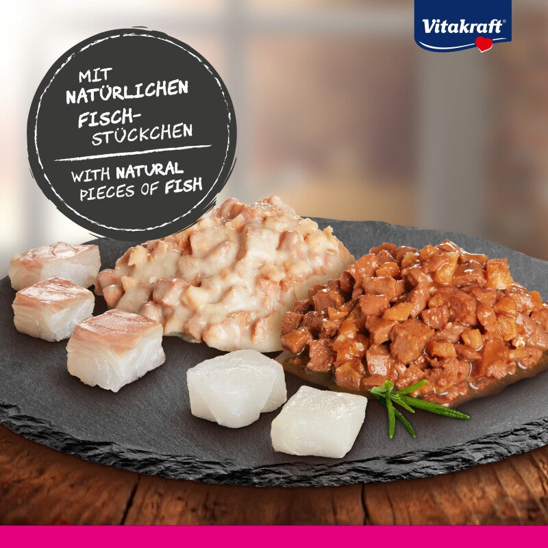 Vitakraft Poésie Delice Adult 6x85g Fisch, in Sauce