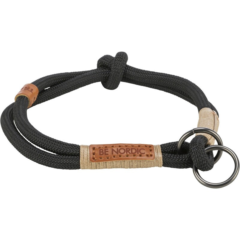 Trixie BE NORDIC Zug-Stopp-Halsband Hund schwarz XS-S