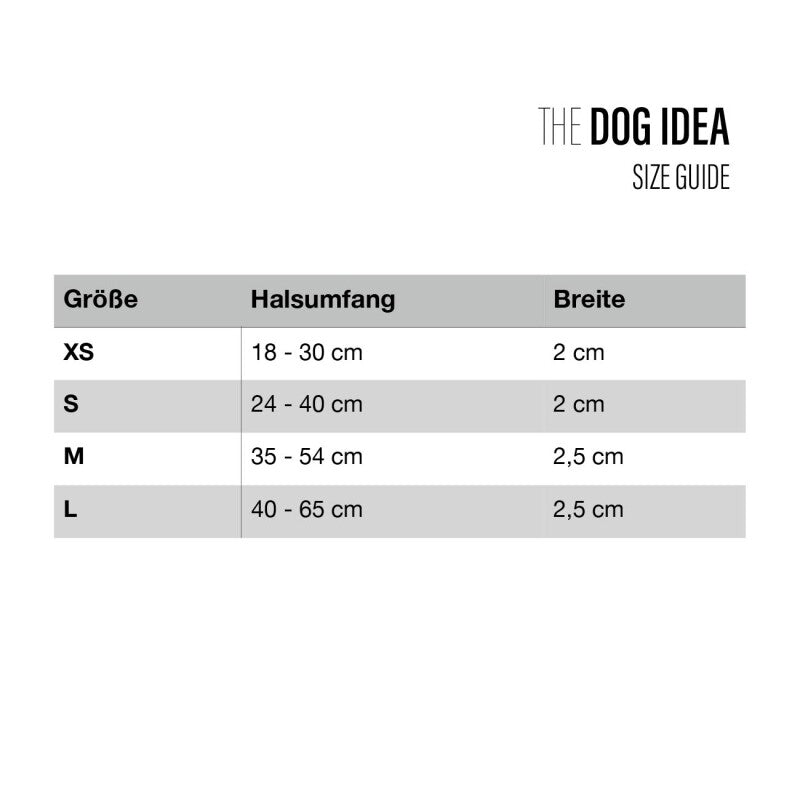 THE DOG IDEA Boho-Chic Halsband Coral L