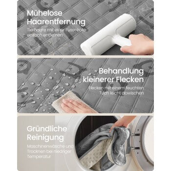 FEANDREA wasserdichte Hundedecke,Autoschondecke für Haustiere, Sofaschutz S
