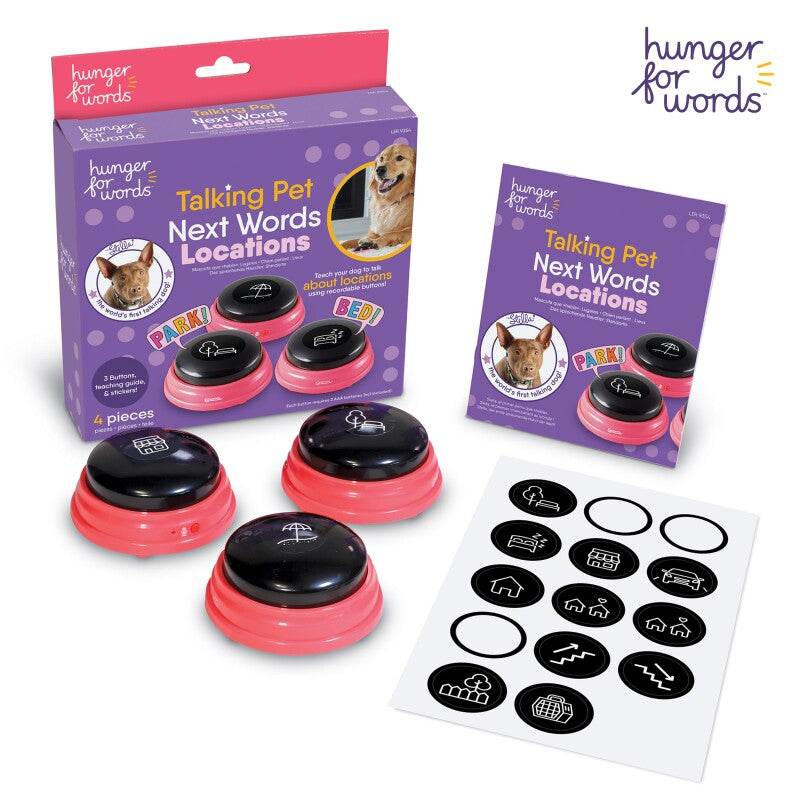 Hunger For Words Talking Pet Next Words: Orte | aufnahmefähige Tasten für Hunde