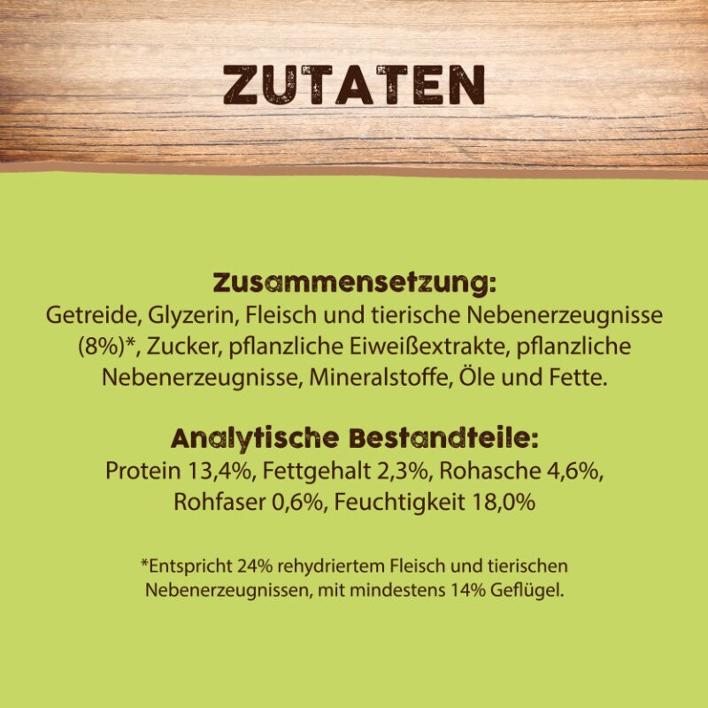 Adventuros Nuggets fettarm Wildschwein 6x90g