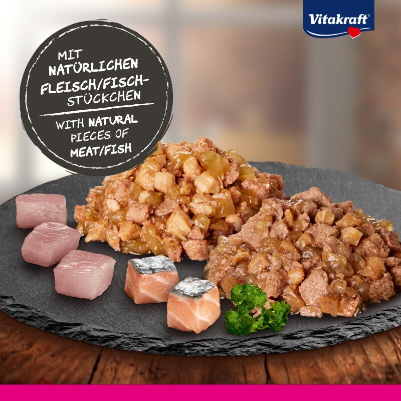 Vitakraft Poésie Delice Adult 6x85g Fisch, in Sauce