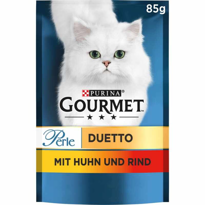 GOURMET Perle Duetto 26x85g Kalb und Ente