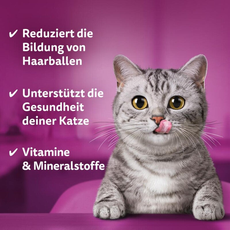 Whiskas Snacks, Anti-Hairball, Huhn 6x50 g