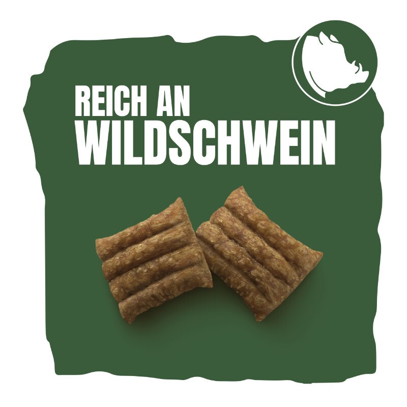 Adventuros Nuggets fettarm Wildschwein 6x90g