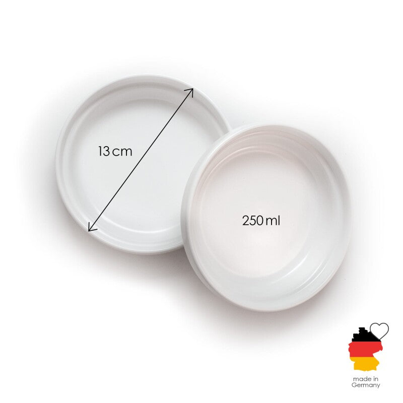 LucyBalu BOWL Porzellan Katzennapf weiß