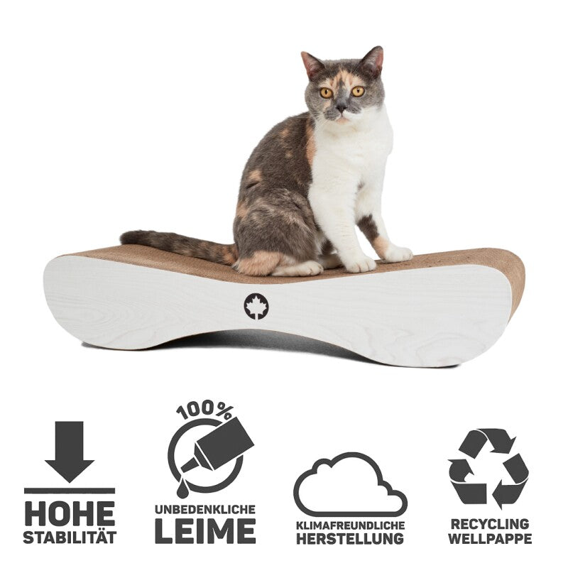 Canadian Cat Company Kratzbrett Satellite 2.0 weiß