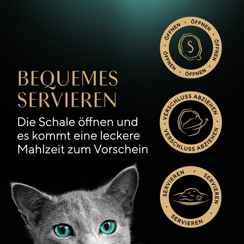 Sheba Sauce Collection 22 x 85 g mit Truthahn und Gemüse, in Sauce