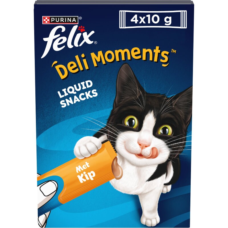 Felix Katzensnack Deli Moments 4 x 10 g Ente