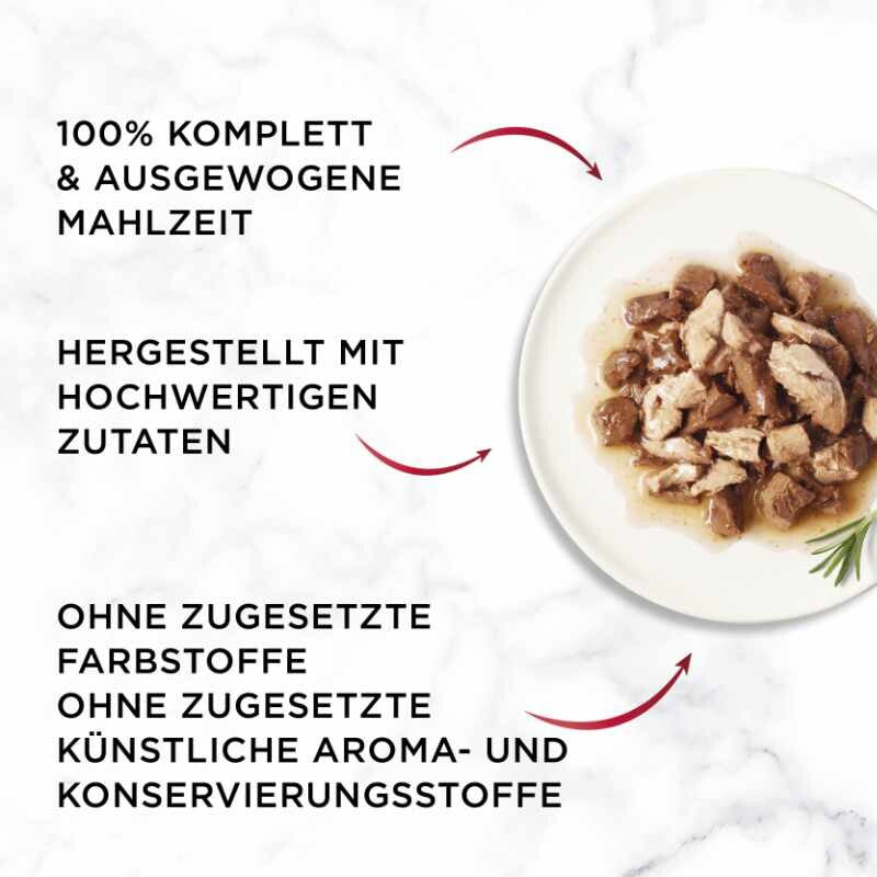 GOURMET Mon Petit Intense 8x6x50g mit Ente, Huhn, Truthahn