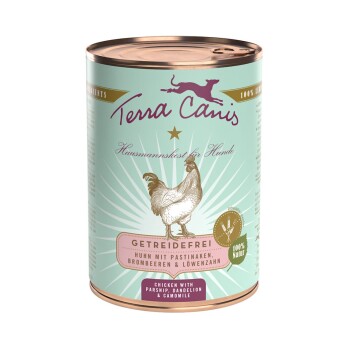 Terra Canis Getreidefrei Adult 6x400g Pute mit Sellerie, Kürbis und Brunnenkresse