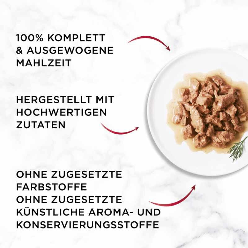 GOURMET Mon Petit Intense 8x6x50g mit Ente, Huhn, Truthahn