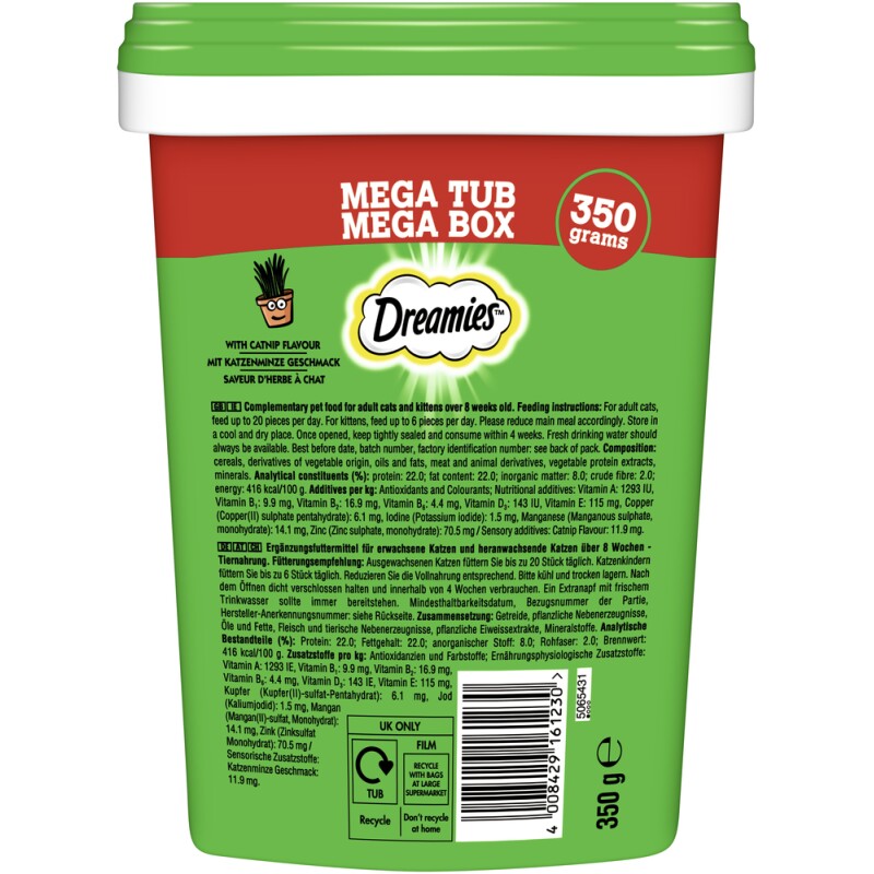Dreamies Mega Box 350g Thunfisch