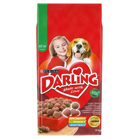 Darling száraz kutyaeledel hús&zöldség 15kg