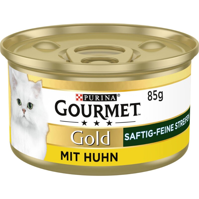 GOURMET Gold Saftig-feine Streifen 12x85g Lachs