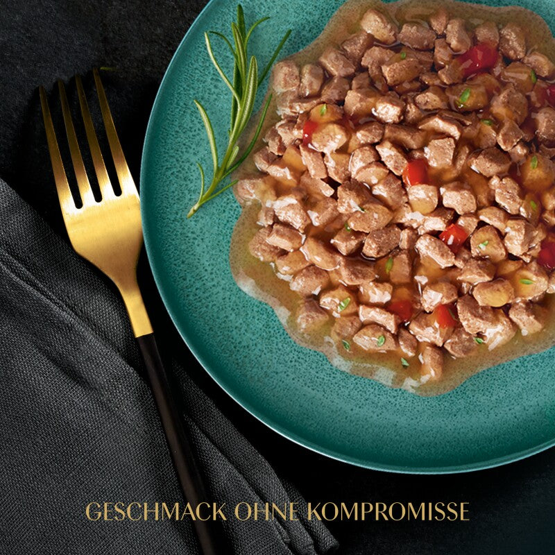 Sheba Sauce Collection 22 x 85 g mit Truthahn und Gemüse, in Sauce