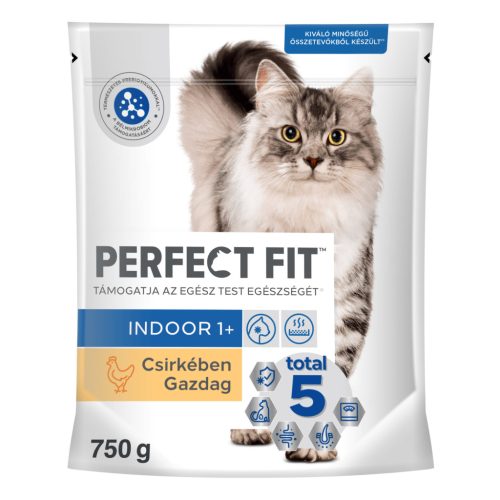 Perfect Fit száraz macskaeledel indoor csirke 750g