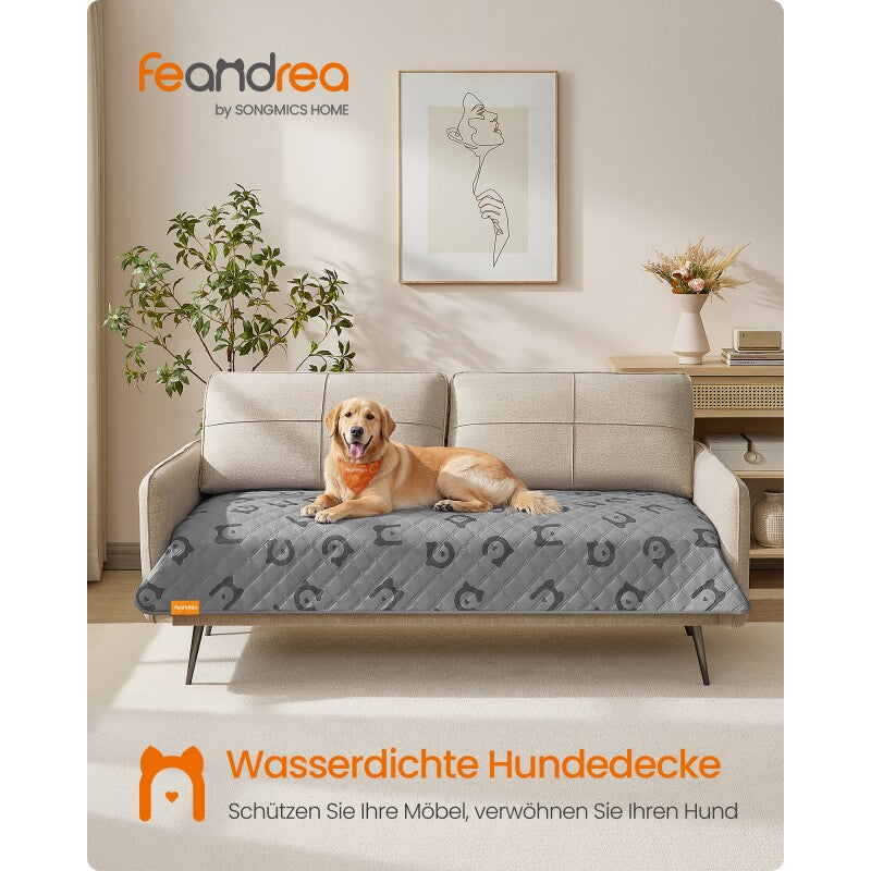 FEANDREA wasserdichte Hundedecke,Autoschondecke für Haustiere, Sofaschutz S