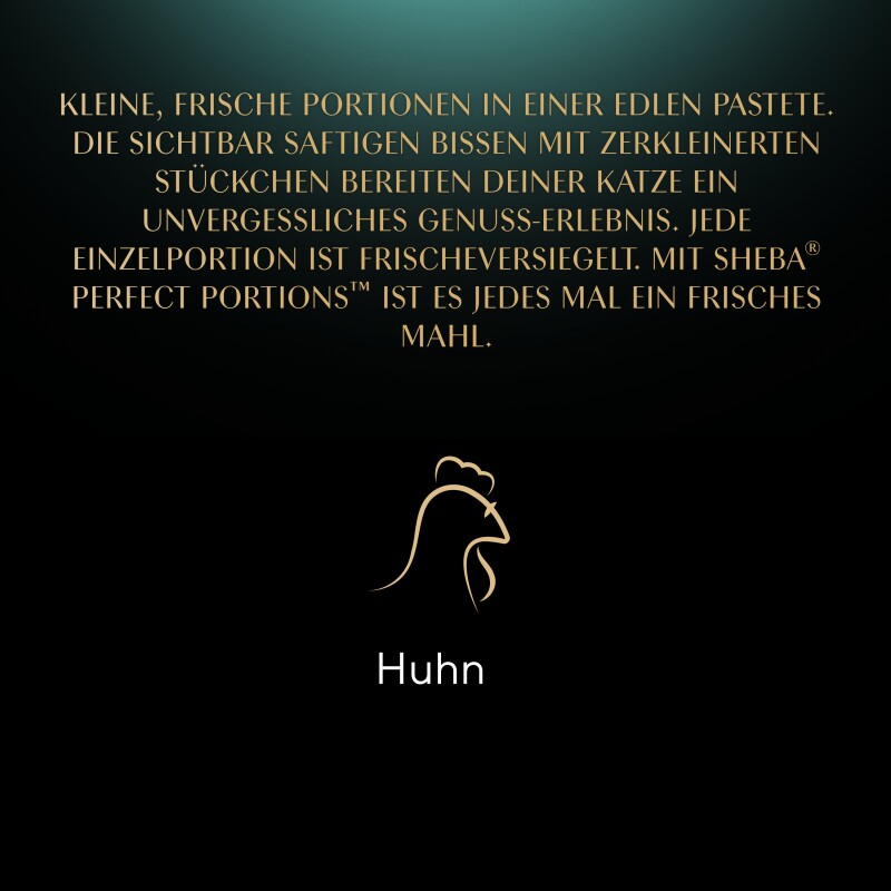 Sheba Perfect Portions Paté 6x37,5g Huhn