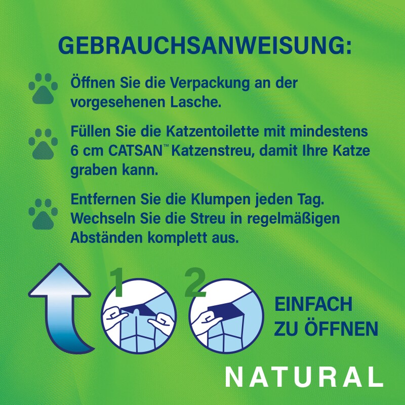 CATSAN Natural Klumpstreu 8 l
