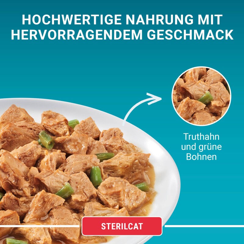 Purina ONE Sterilcat 26x85g mit Lachs und Karotten