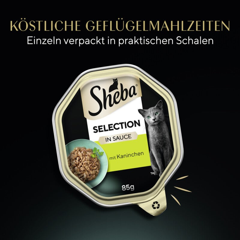 Sheba Selection in Sauce 22x85 g Kalb und Truthahn