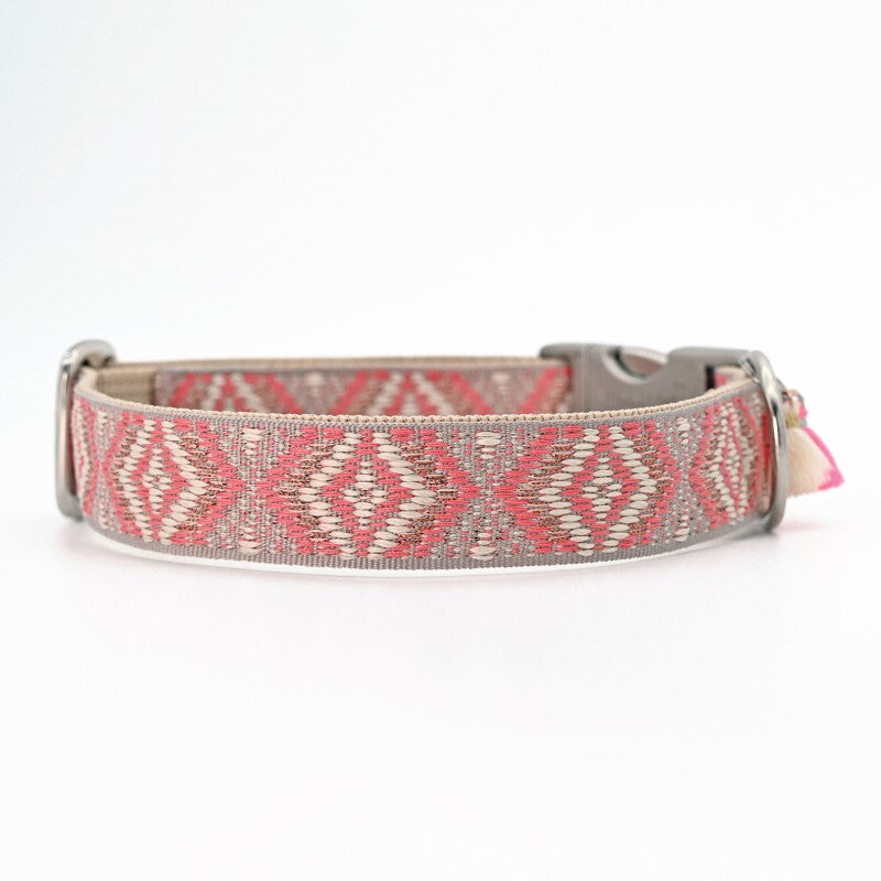 THE DOG IDEA Boho-Chic Halsband Coral L