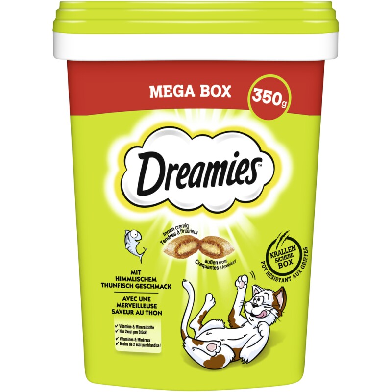 Dreamies Mega Box 350g Thunfisch