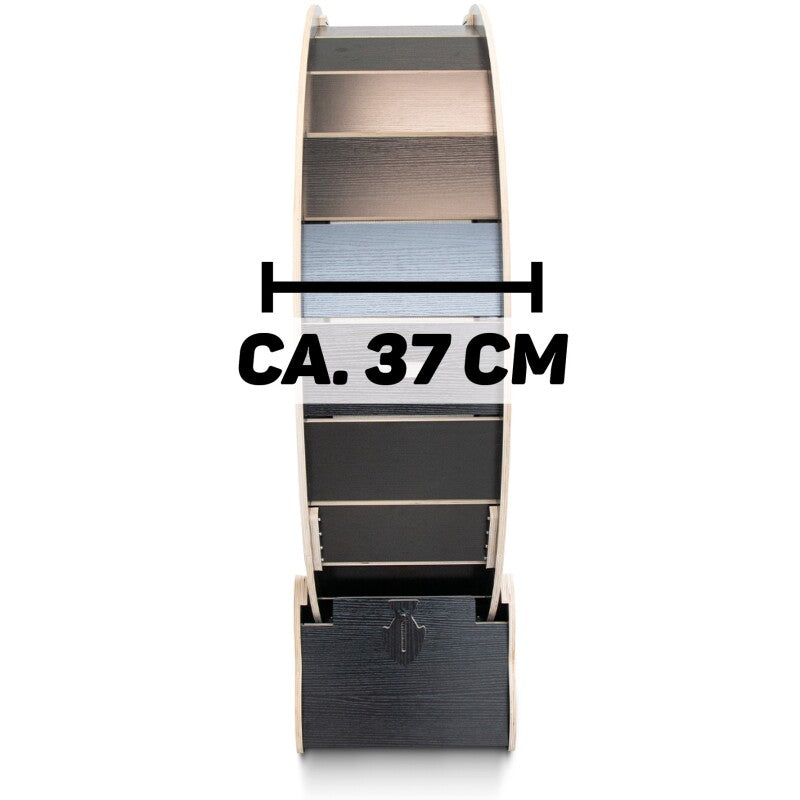 Canadian Cat Company Katzenlaufrad aus Holz XL schwarz