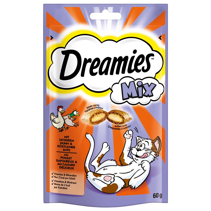 Dreamies Mix 6x60g Käse und Rind