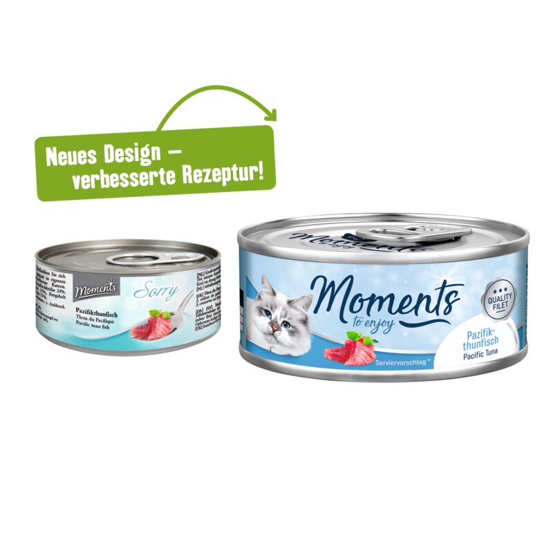 MOMENTS Adult Huhn mit Lachs und Spinat 12x70 g