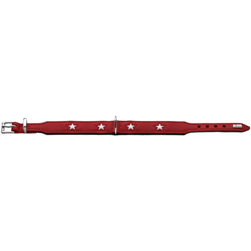 Hunter Halsband Magic Star rot 37 cm
