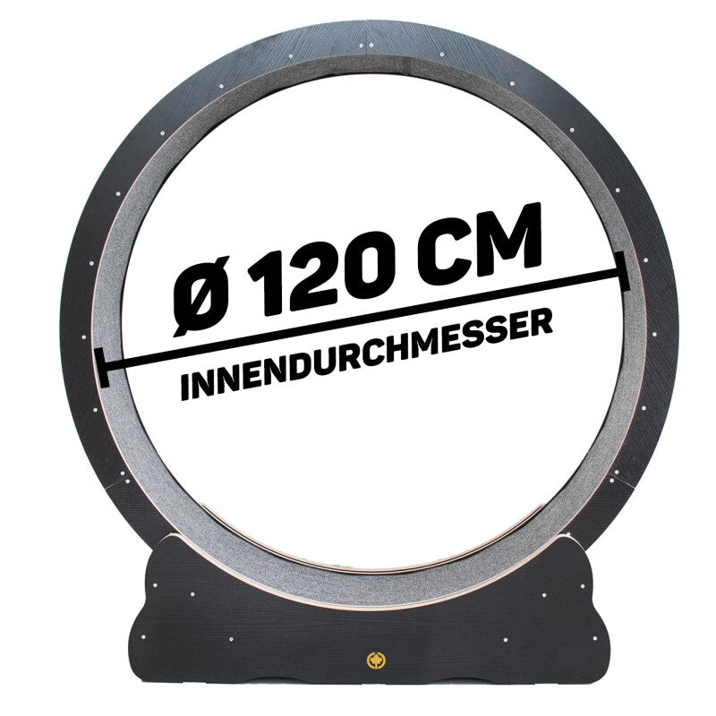 Canadian Cat Company Katzenlaufrad aus Holz XL schwarz